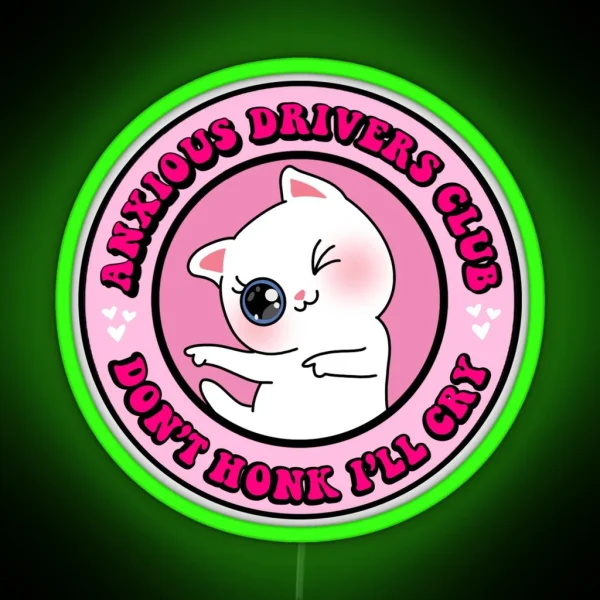 Don T Honk I Ll Cry RGB Neon Sign