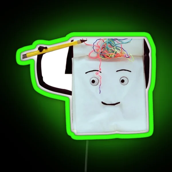 Don T Hug Me I M Scared Notebook RGB Neon Sign