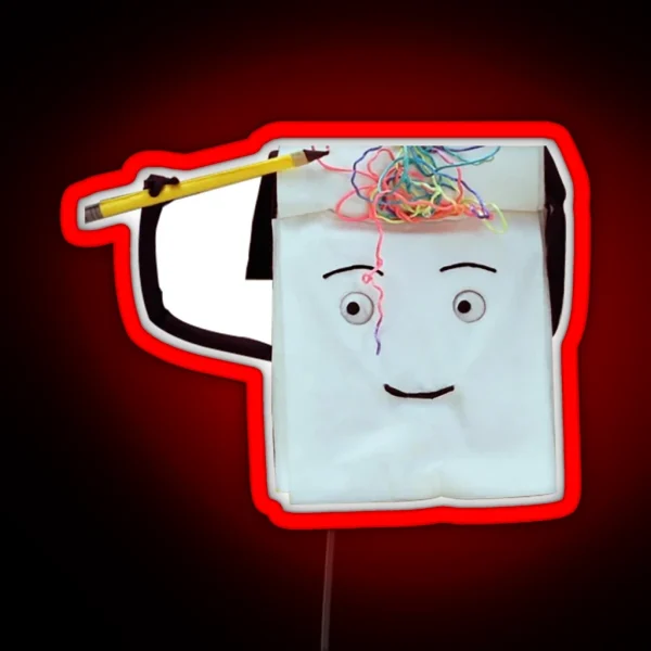 Don T Hug Me I M Scared Notebook RGB Neon Sign