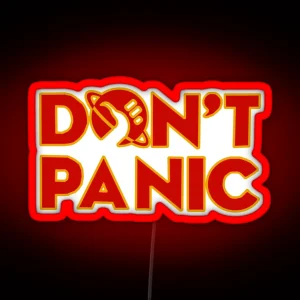 Don T Panic The Hitchhiker S Guide To The Galaxy RGB Neon Sign