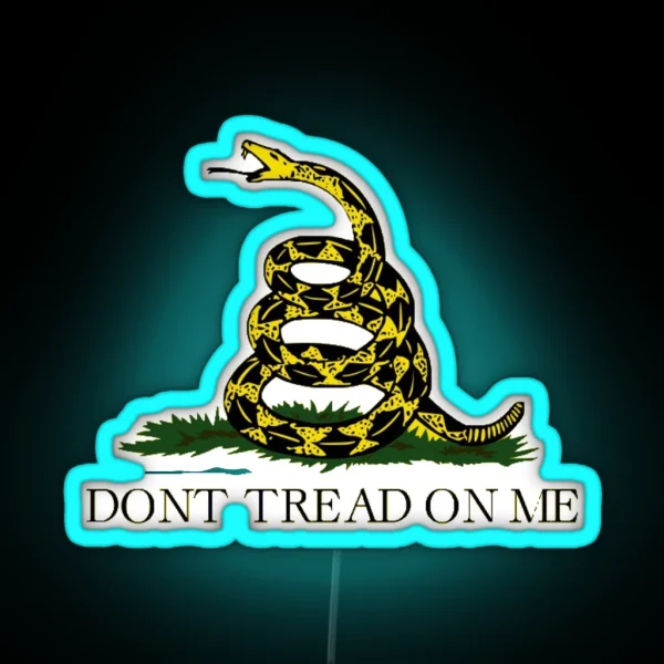 Don T Tread On Me RGB Neon Sign