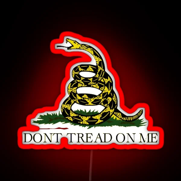 Don T Tread On Me RGB Neon Sign
