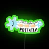 Don T Waste Your Potential Funny Anatomical Pun RGB Neon Sign - Image 4
