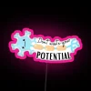 Don T Waste Your Potential Funny Anatomical Pun RGB Neon Sign - Image 6