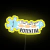 Don T Waste Your Potential Funny Anatomical Pun RGB Neon Sign - Image 5