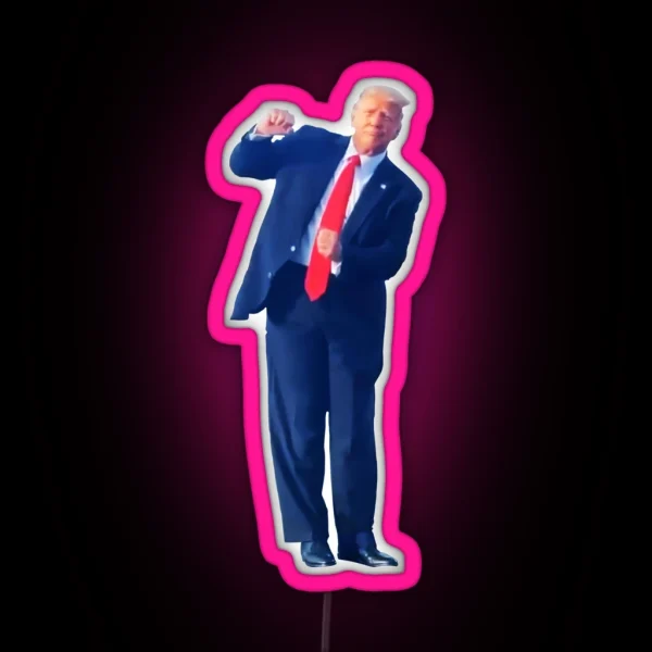 Donald Trump Dancing Dance Moves 2020 Rally MAGA RGB Neon Sign