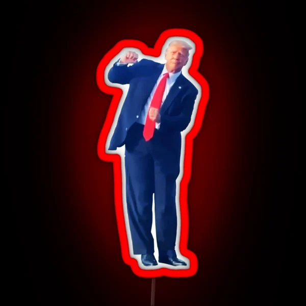 Donald Trump Dancing Dance Moves 2020 Rally MAGA RGB Neon Sign