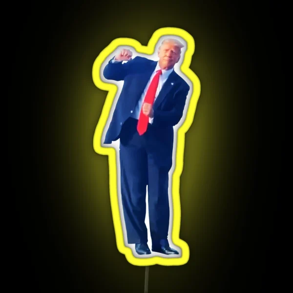 Donald Trump Dancing Dance Moves 2020 Rally MAGA RGB Neon Sign