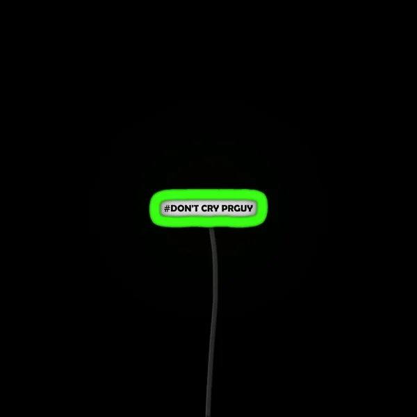DONTCRYPRGUY RGB Neon Sign