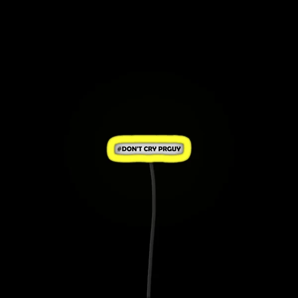 DONTCRYPRGUY RGB Neon Sign