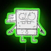 Doodlebob From Spongebob RGB Neon Sign - Image 4