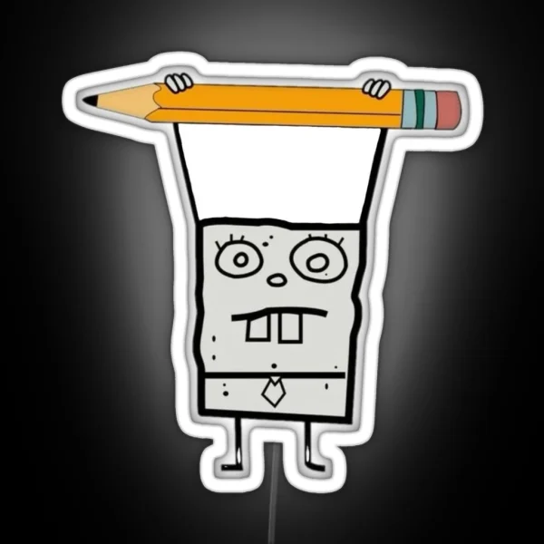 DOODLEBOB From SPONGEBOB SQUAREPANTS RGB Neon Sign