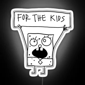 Doodlebob Is FTK RGB Neon Sign