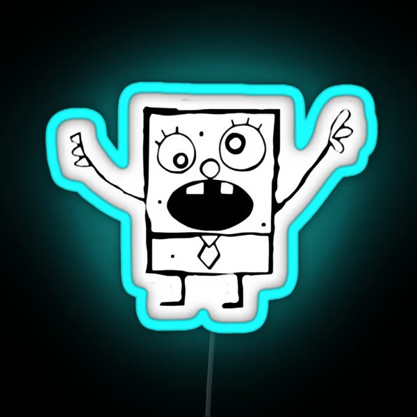 Doodlebob Led RGB Neon Sign