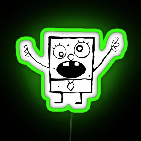 Doodlebob Led RGB Neon Sign