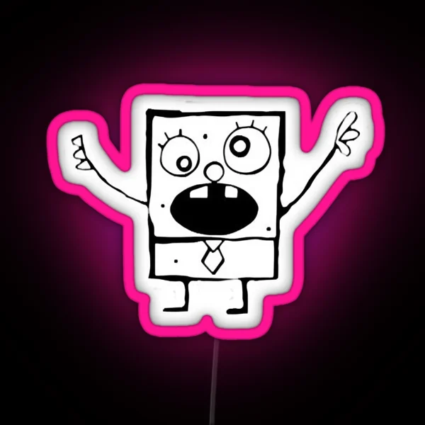 Doodlebob Led RGB Neon Sign