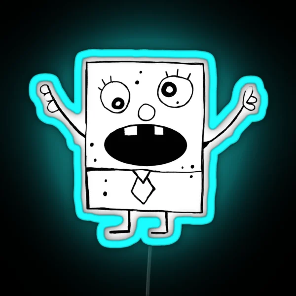 Doodlebob Led RGB Neon Sign