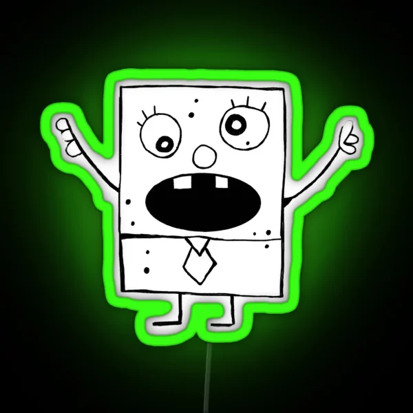 Doodlebob Led RGB Neon Sign