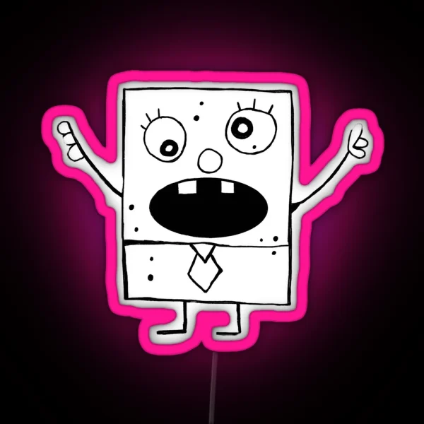Doodlebob Led RGB Neon Sign