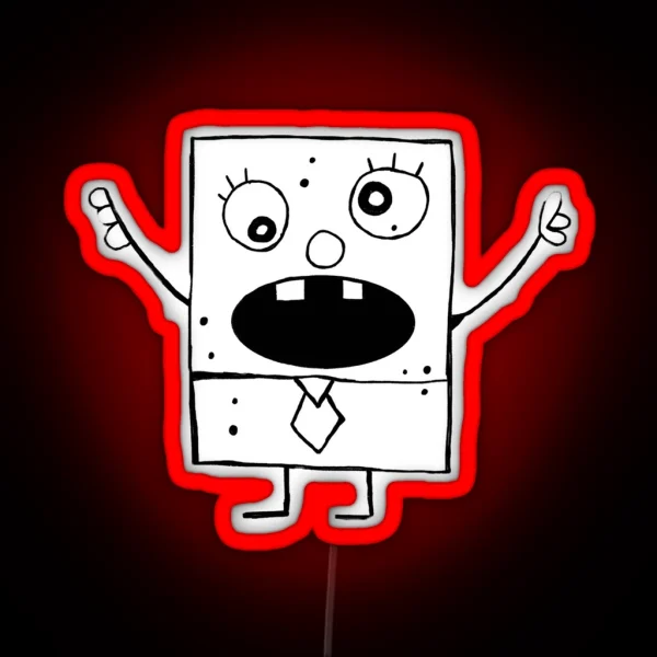 Doodlebob Led RGB Neon Sign