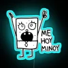Doodlebob Me Hoy Minoy RGB Neon Sign - Image 3