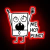 Doodlebob Me Hoy Minoy RGB Neon Sign - Image 2