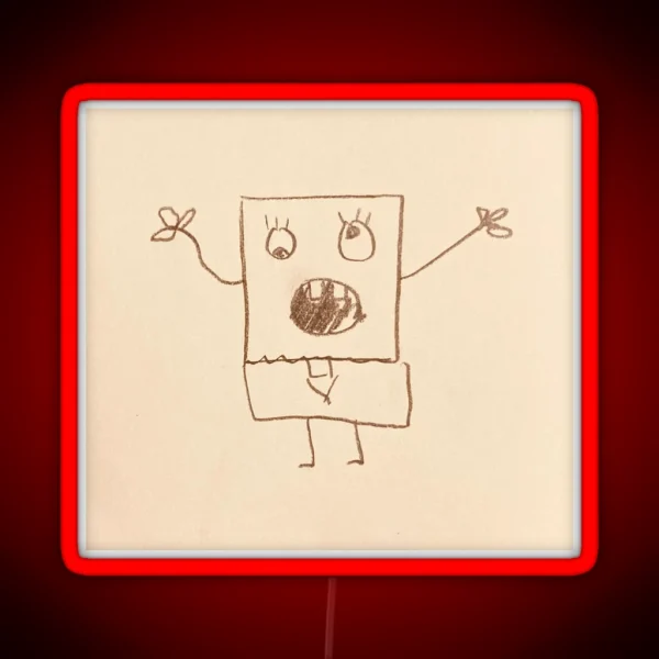 Doodlebob RGB Neon Sign
