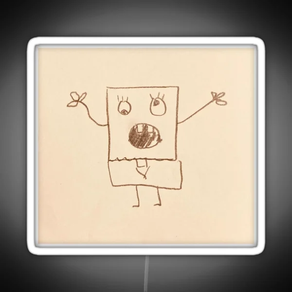 Doodlebob RGB Neon Sign