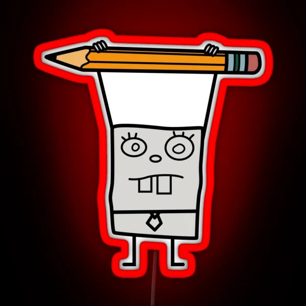 Doodlebob RGB Neon Sign