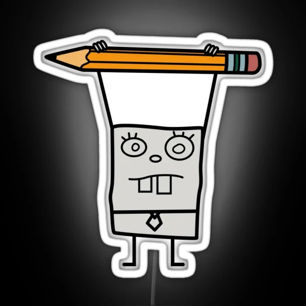 Doodlebob RGB Neon Sign