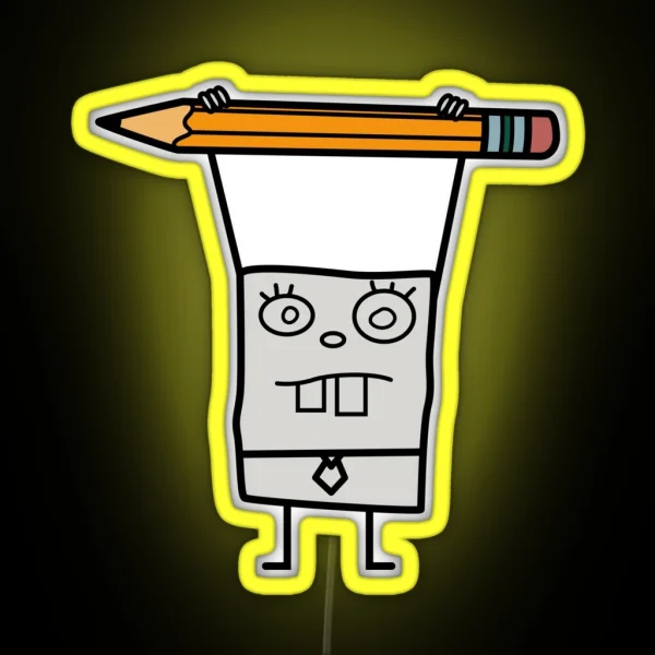 Doodlebob RGB Neon Sign