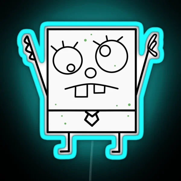 Doodlebob RGB Neon Sign
