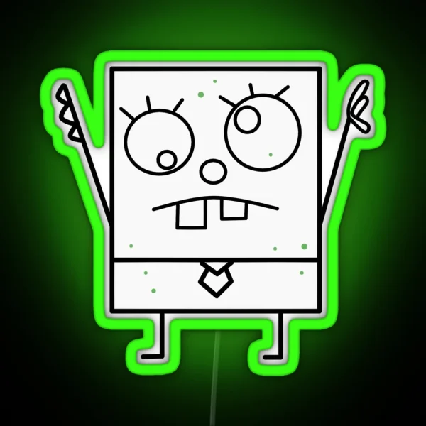 Doodlebob RGB Neon Sign