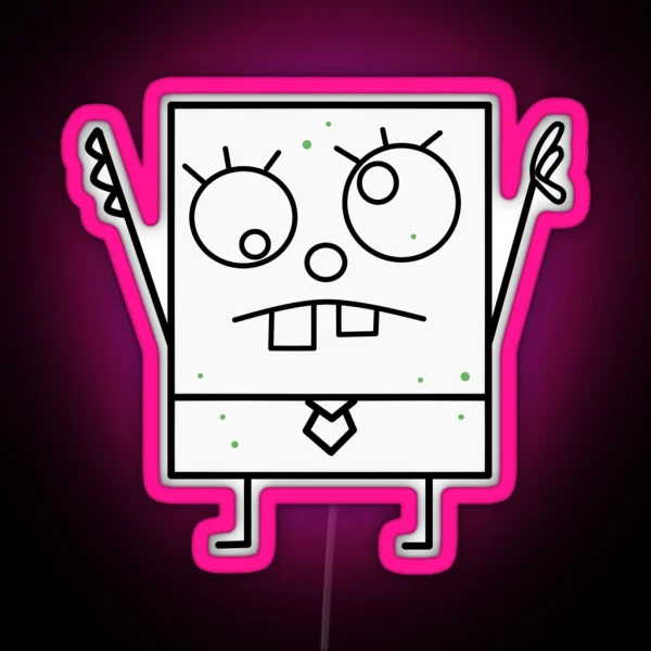 Doodlebob RGB Neon Sign