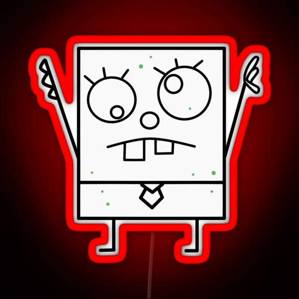 Doodlebob RGB Neon Sign