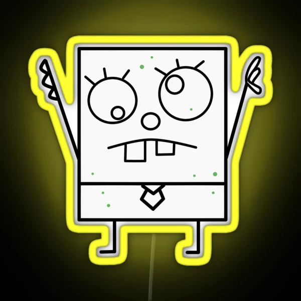 Doodlebob RGB Neon Sign