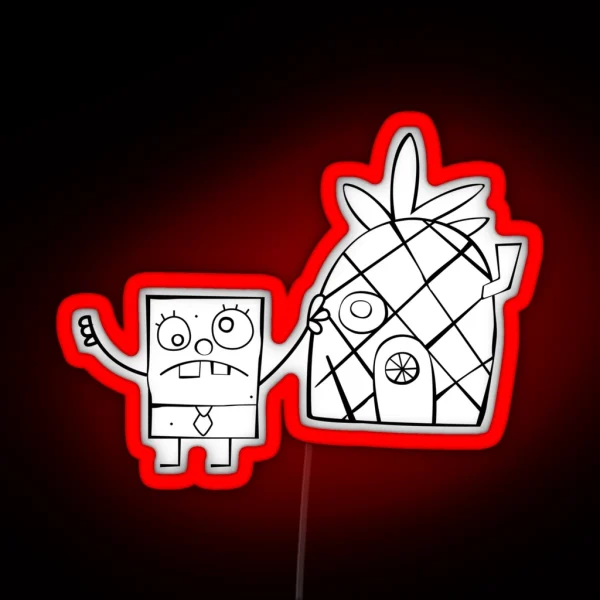 Doodlebob RGB Neon Sign