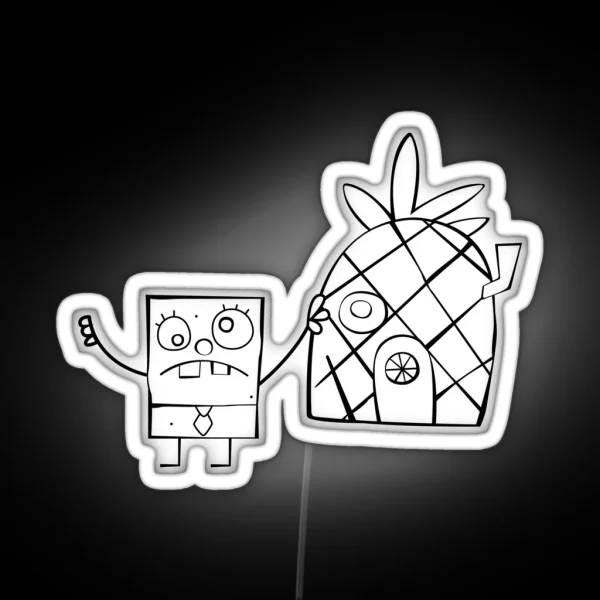 Doodlebob RGB Neon Sign