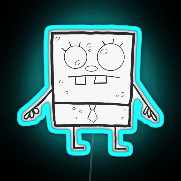 Doodlebob RGB Neon Sign