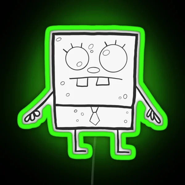 Doodlebob RGB Neon Sign