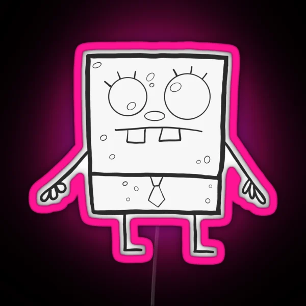 Doodlebob RGB Neon Sign
