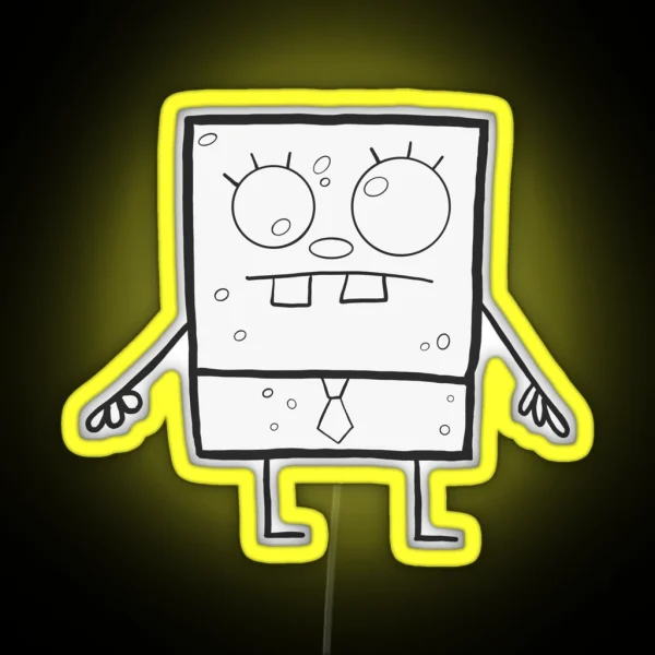 Doodlebob RGB Neon Sign