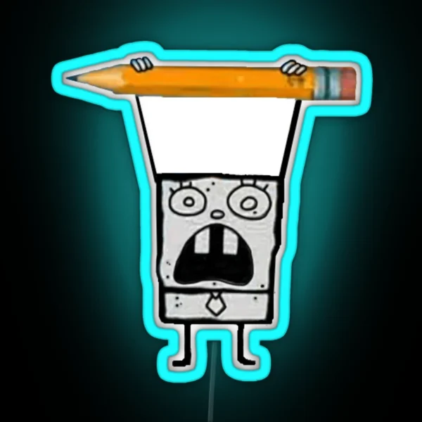 Doodlebob RGB Neon Sign