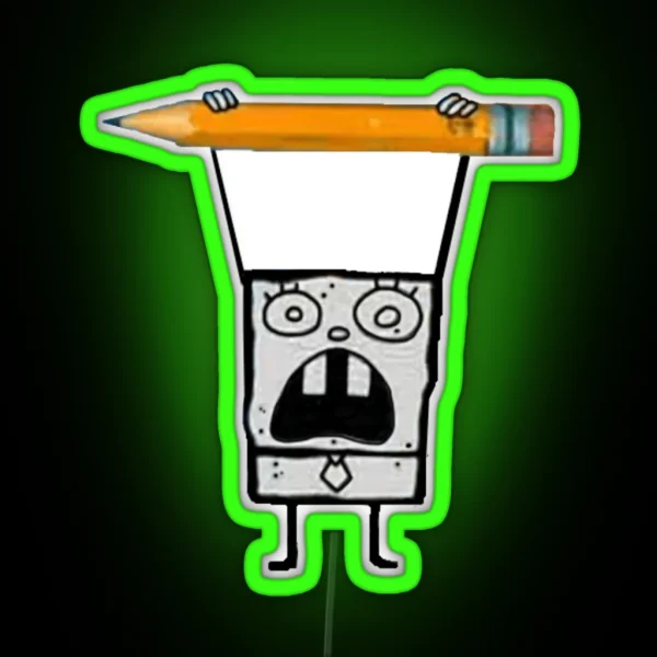 Doodlebob RGB Neon Sign