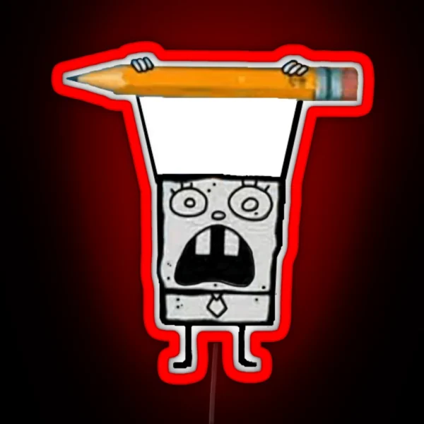 Doodlebob RGB Neon Sign