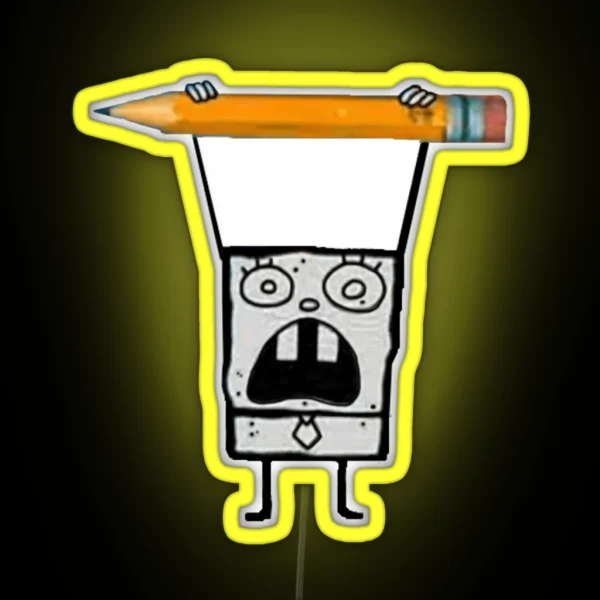 Doodlebob RGB Neon Sign