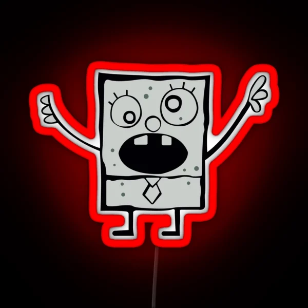 Doodlebob RGB Neon Sign