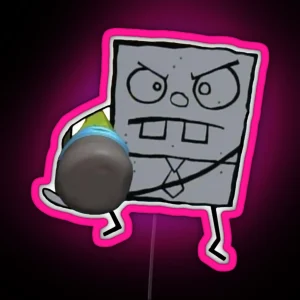 Doodlebob RGB Neon Sign