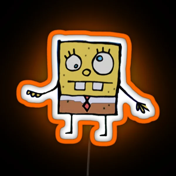 Doodlebob RGB Neon Sign