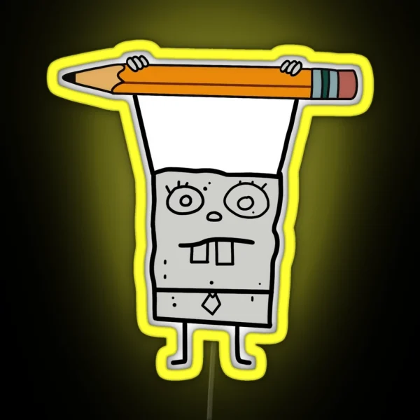 Doodlebob RGB Neon Sign